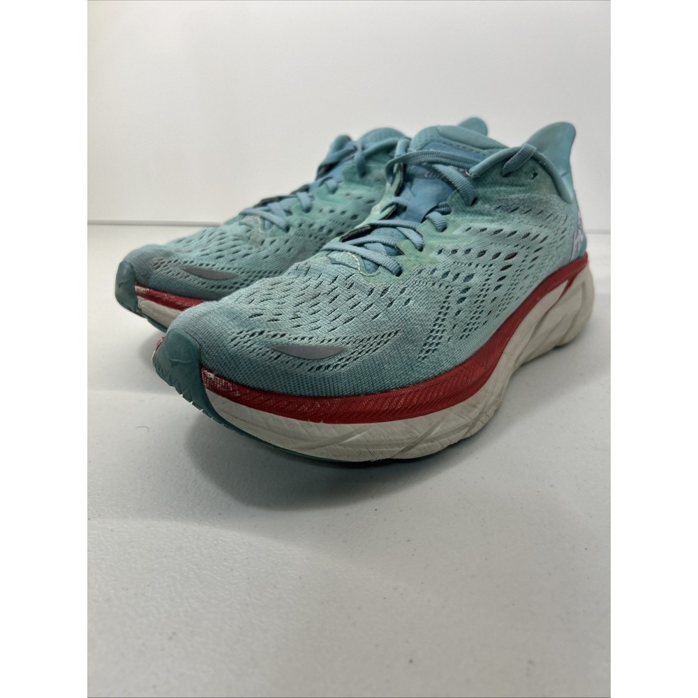 Hoka One Clifton 8 Running Shoes Women's Size 8.5B Blue 1119394 AEBL